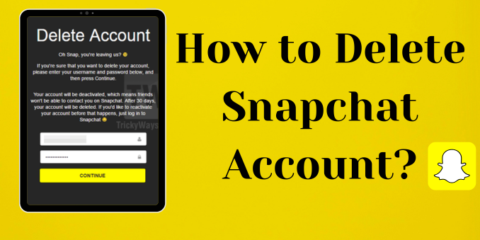 How to Delete Snapchat Account