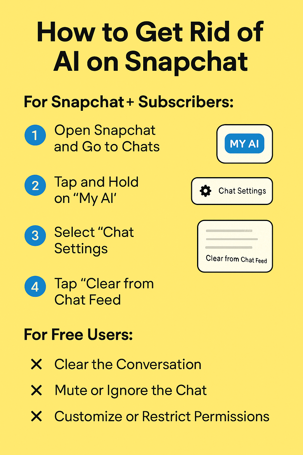 How to Get Rid of AI on Snapchat