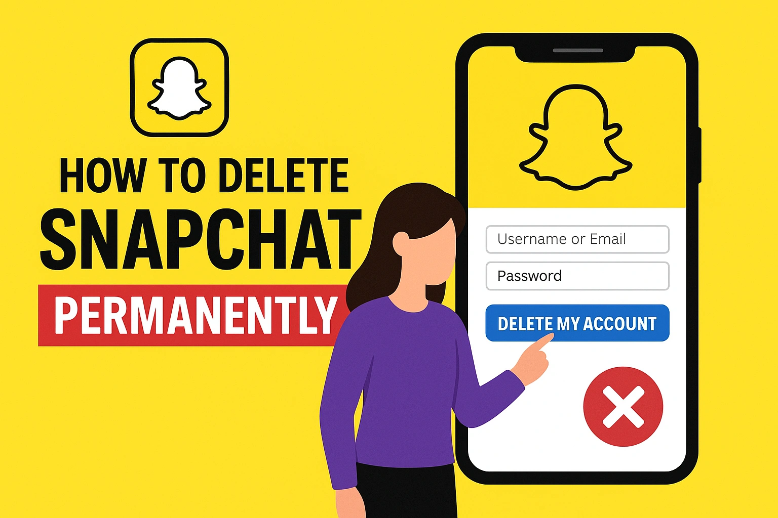 How to Delete Snapchat Account Permanently