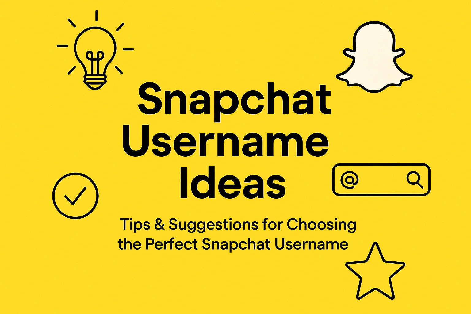 Snapchat Username Ideas